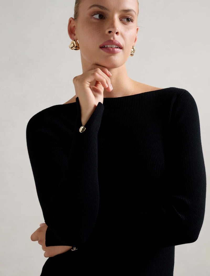 Alaia Knit Rib Top Forever New