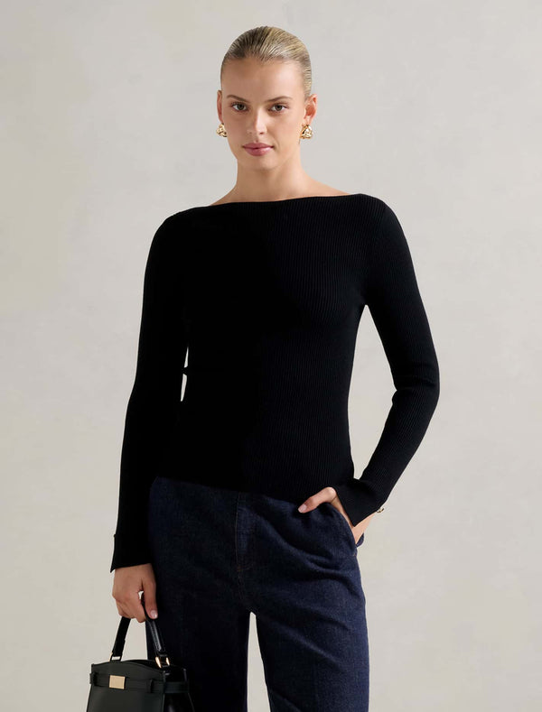Alaia Knit Rib Top