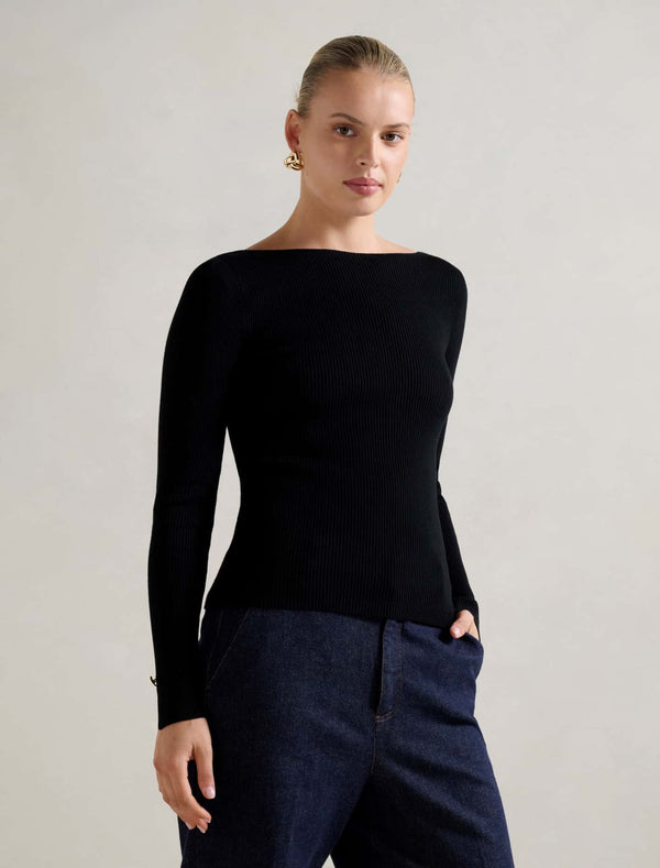 Alaia Knit Rib Top