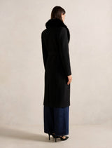 Chelsea Double Breasted Fur Collar Coat Forever New