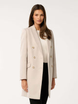 Jessica Double Breasted Coatigan Forever New