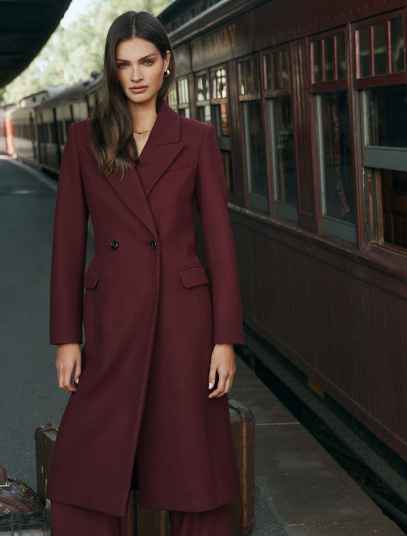 Kai Tailored Single Breasted Coat Forever New