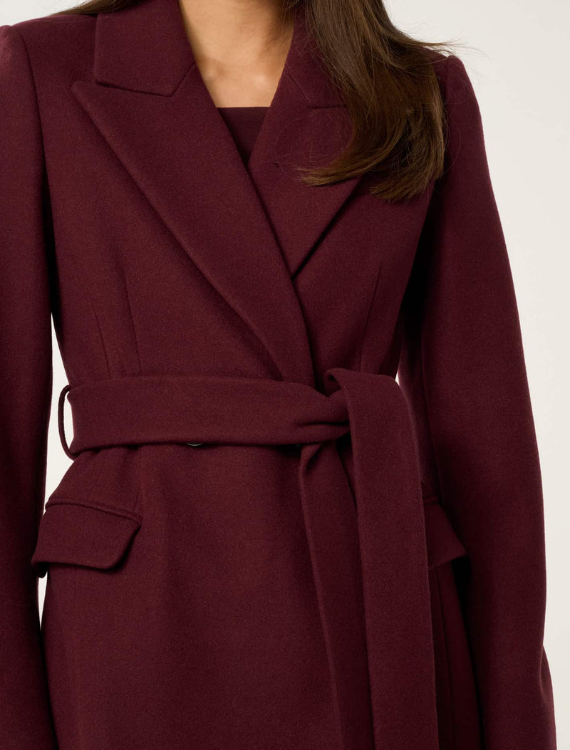 Kai Tailored Single Breasted Coat Forever New