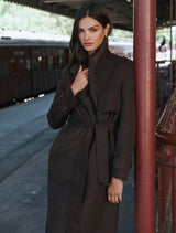 Elise Felled Trench Coat Forever New