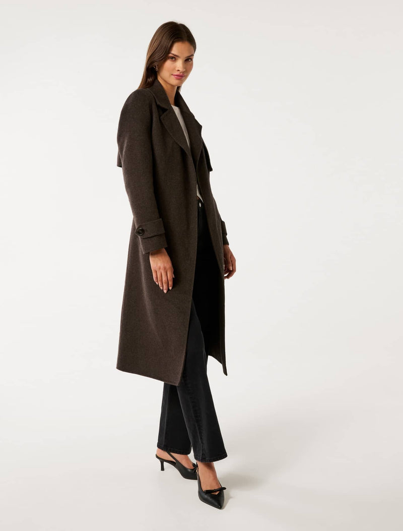 Elise Felled Trench Coat Forever New