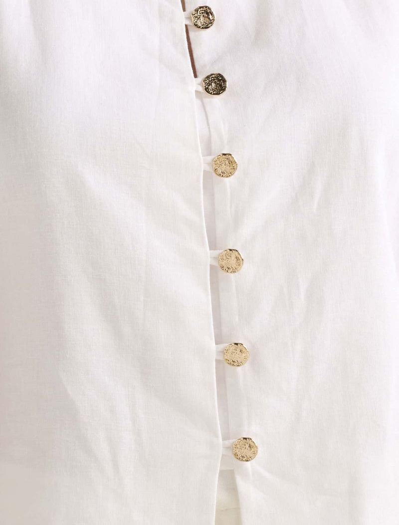 Immy Linen Vest Forever New
