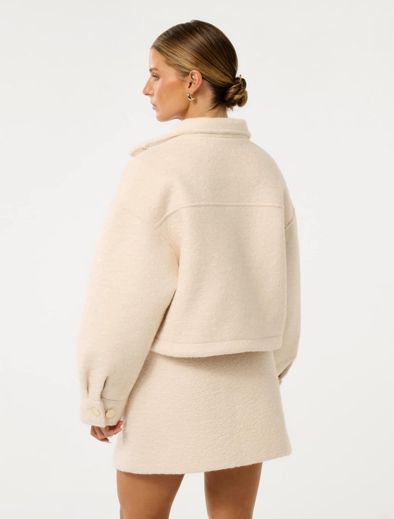 Kayla Petite Crop Jacket Forever New