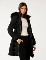 Sandra Long Puffer Coat Forever New