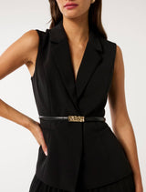 Lana Pleated Vest Maxi Dress Forever New