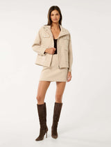 Kennedy Pocket Mini Skirt Forever New