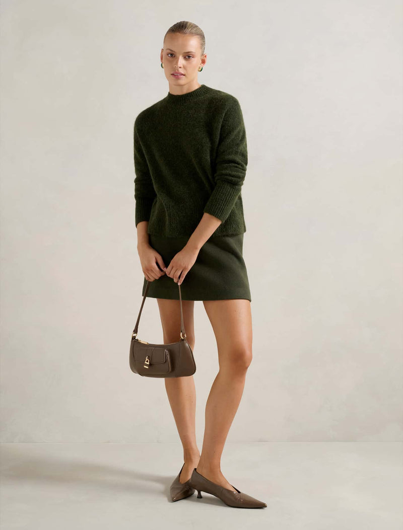 Danica Wool Mini Skirt Forever New