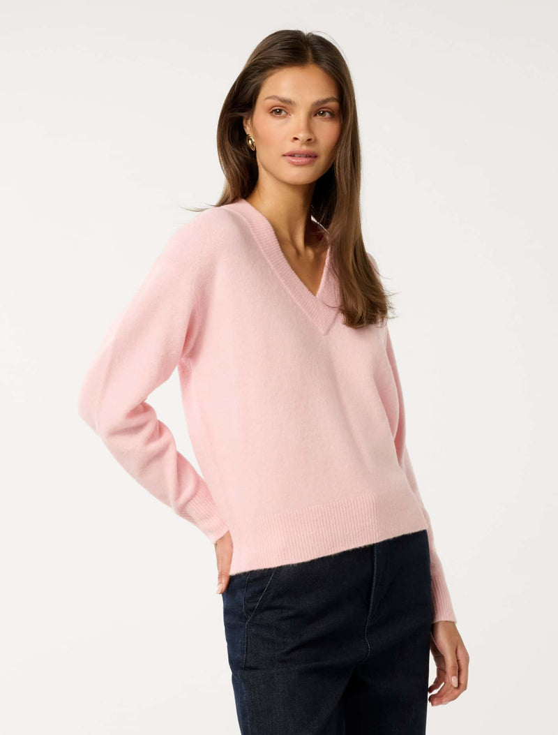 Everley V Neck Sweater Forever New