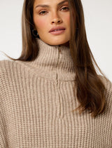 Nina Zip Up Poncho Forever New