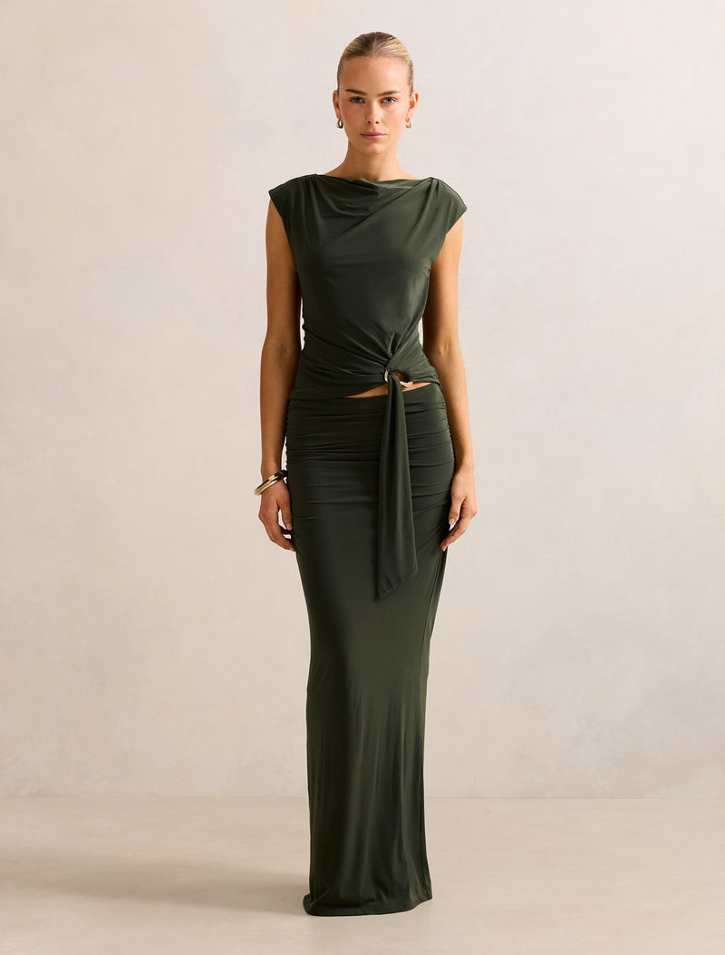 Jazelle Hardware Drape Detail Top Forever New