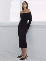 Alexa Boucle Midi Dress