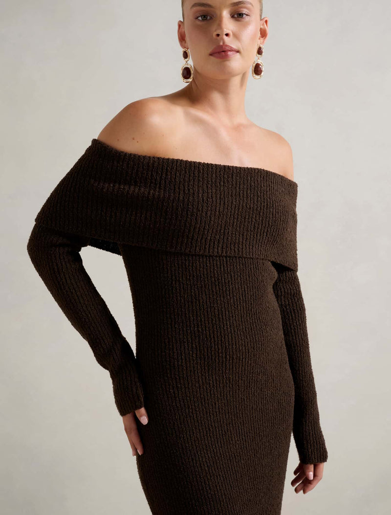 Alexa Boucle Midi Dress Forever New