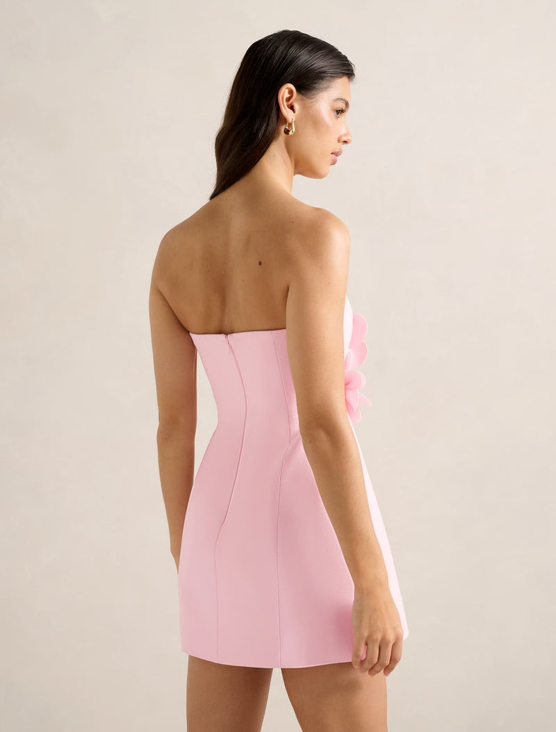 forever new pink mini dress Tessa Flower Mini Dress Soft Pink