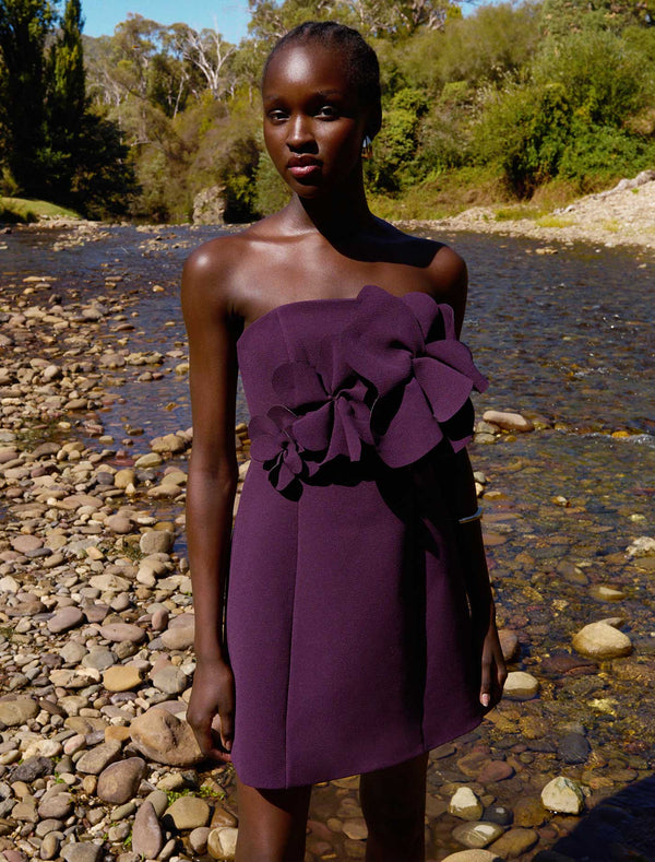 Tessa Flower Mini Dress Forever New