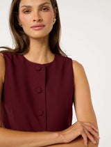 Toni High Neck Waistcoat Forever New