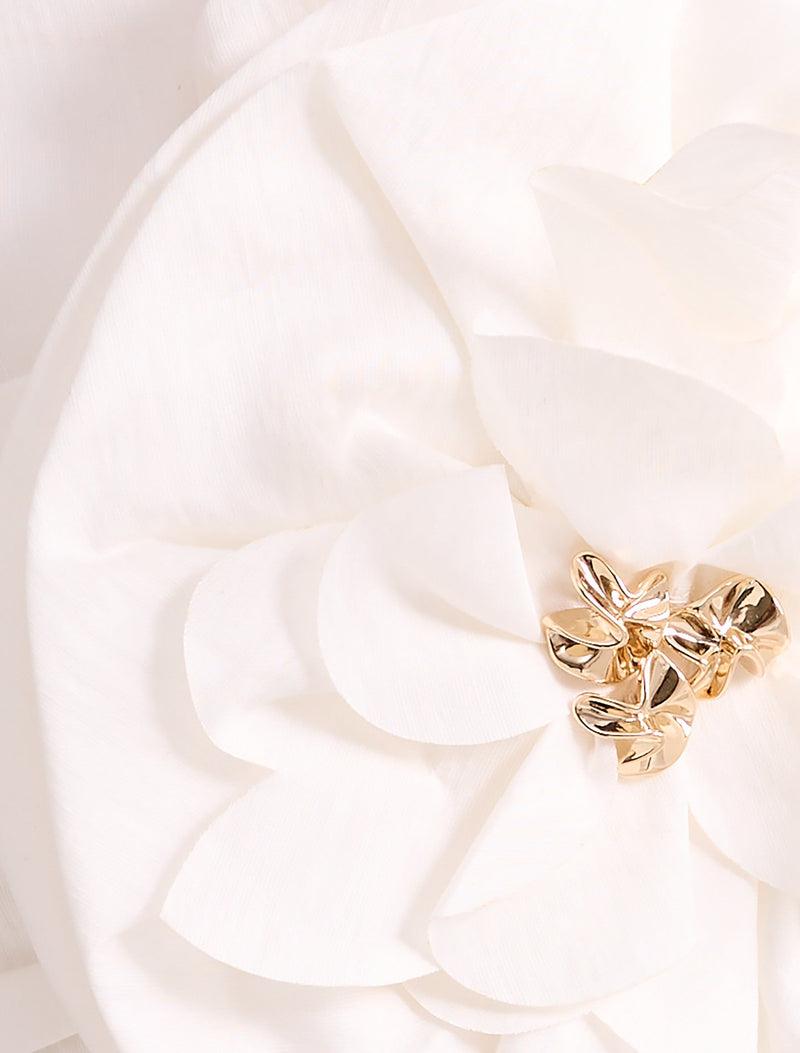 Felicia Structured Flower Midi Dress Forever New