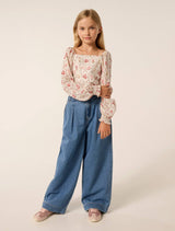 Raleigh Teen Square Neck Top Forever New