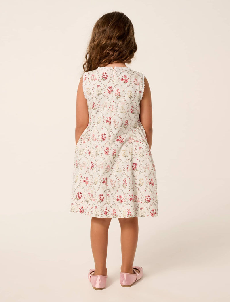 Estelle Girls Lace Trim Dress Forever New