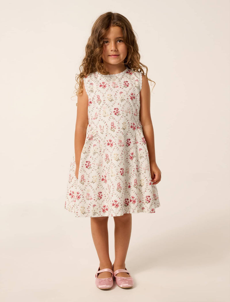 Estelle Girls Lace Trim Dress Forever New