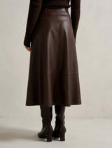 Jaelyn Vegan Leather Maxi Skirt Forever New
