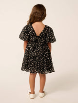 Elle Girls Puff Sleeve Mini Dress Forever New