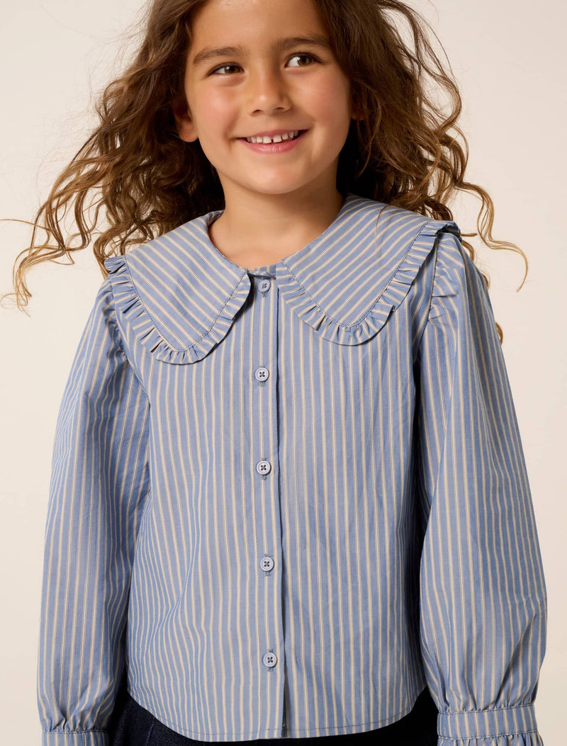 Logan Girls Collar Woven Top Forever New
