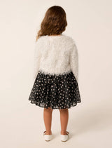 Heidi Girls Fringe Cropped Jacket Forever New