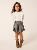 Mara Girls Pleated Skirt Forever New