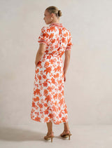 Julianne Short Sleeve Midi Dress Forever New