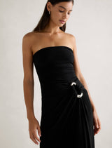 Keely Strapless Jersey Maxi Dress Forever New