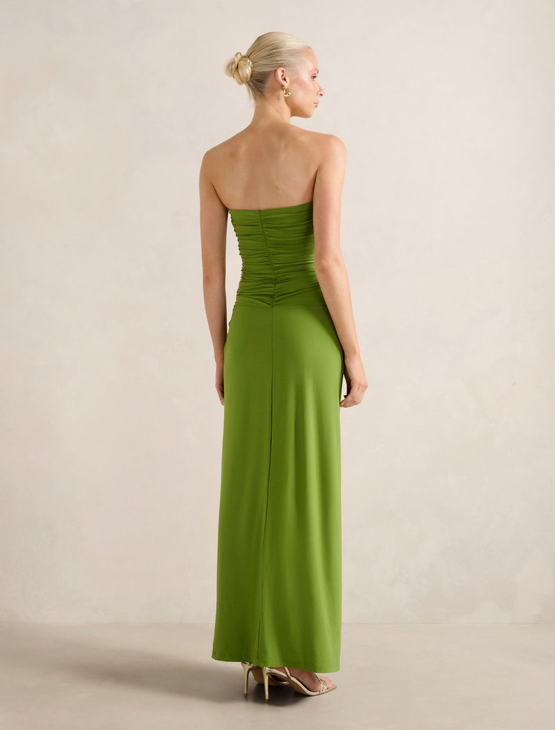 Keely Strapless Jersey Maxi Dress Forever New