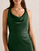 Allira Satin Cowl Neck Maxi Dress Forever New