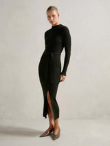 Kiara Button Detail Midi Dress Forever New