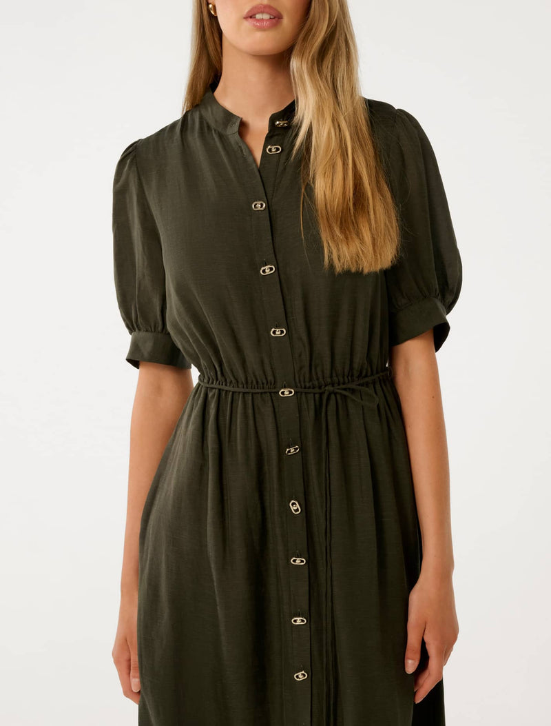 Samara Short Sleeve Midi Dress Forever New