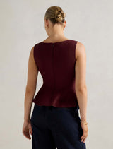 Penny Peplum Top Forever New