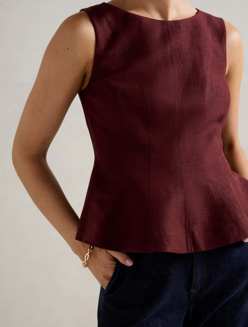 Penny Peplum Top Forever New