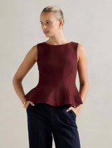 Penny Peplum Top Forever New
