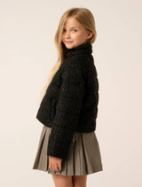 Wilhelmina Teen Boucle Puffer Jacket Forever New