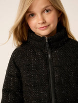 Wilhelmina Teen Boucle Puffer Jacket Forever New