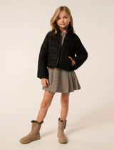 Wilhelmina Teen Boucle Puffer Jacket Forever New