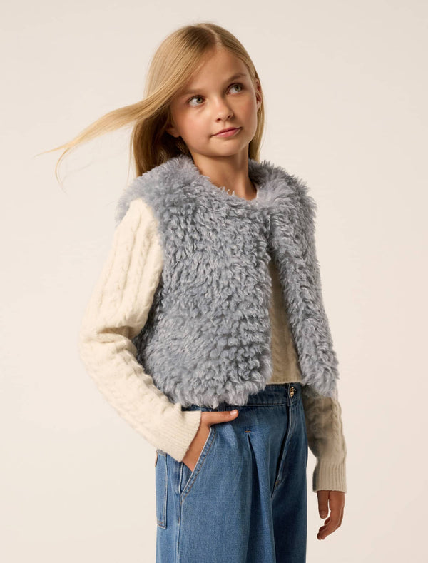 Cressida Girls Faux Fur Vest Forever New