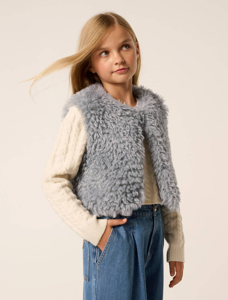 Cressida Girls Faux Fur Vest Forever New