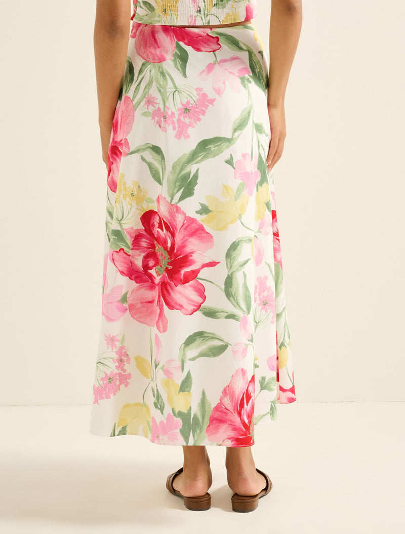 Talia Printed Midi Skirt Forever New