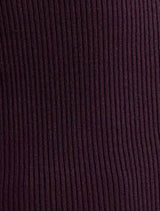 Billie Fold Over Knitted Bardot Sweater Forever New