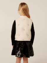 Raya Girls Beaded Puffer Vest Forever New
