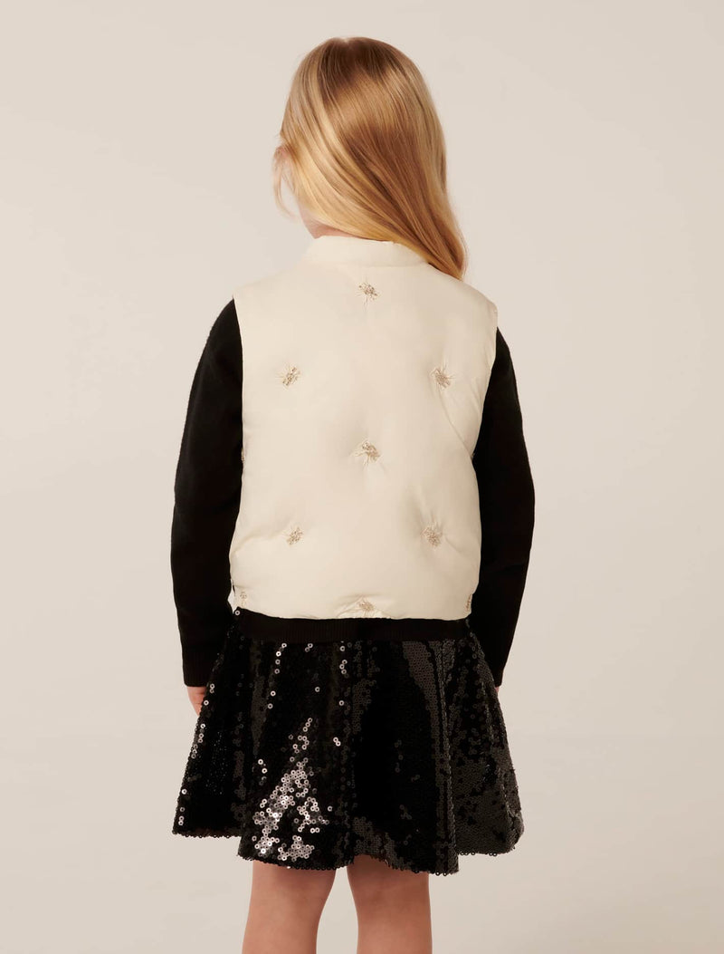 Raya Girls Beaded Puffer Vest Forever New